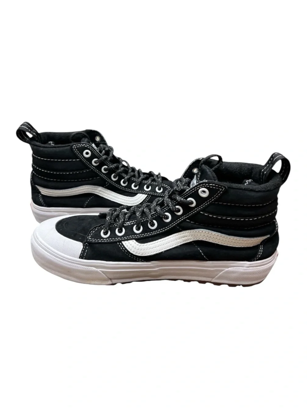 Vans Men's 9.5 M Black Sk8-Hi 500714 All Weather Boots Primaloft Insulation HEIQ